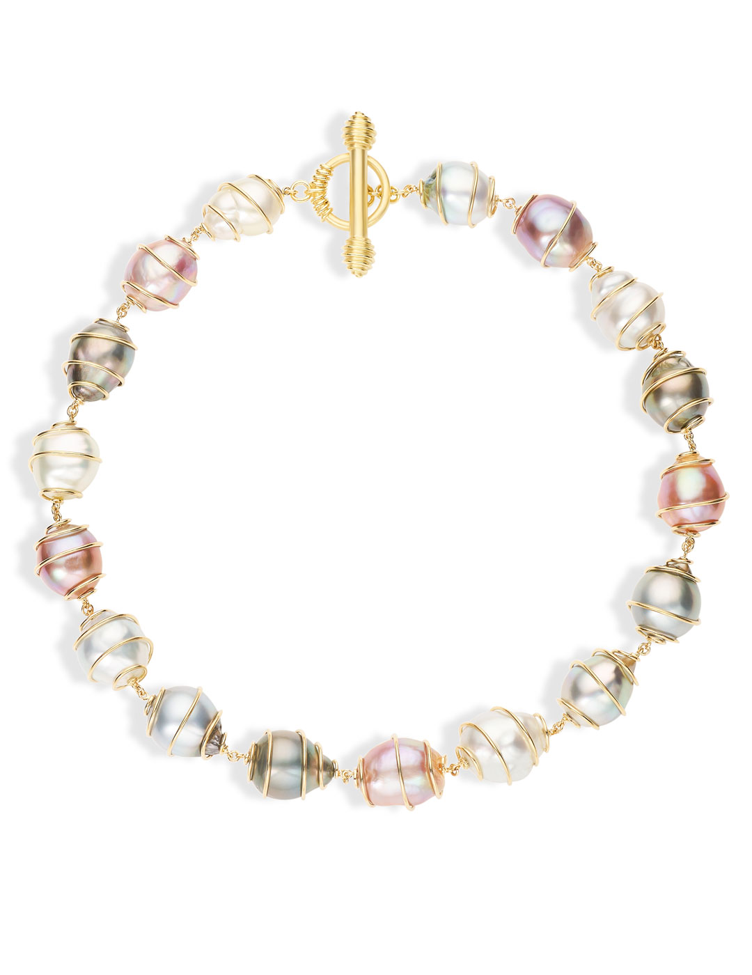 Orbiting Baroque Pearl Necklace | Mish Fine Jewelry