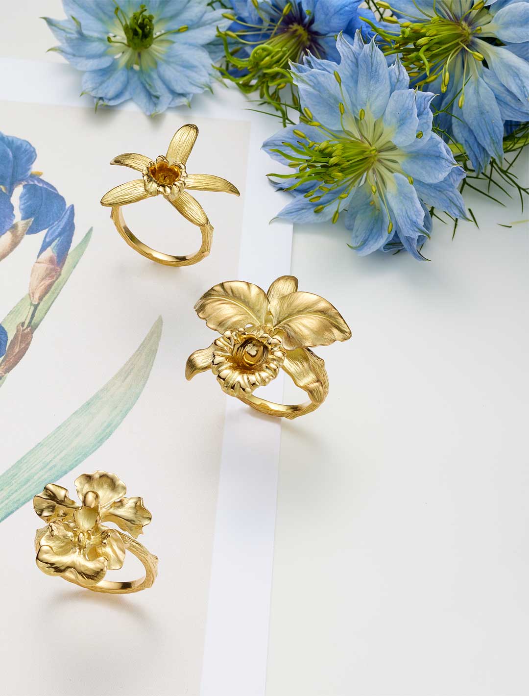 Cattleya Orchid Ring | Mish Fine Jewelry