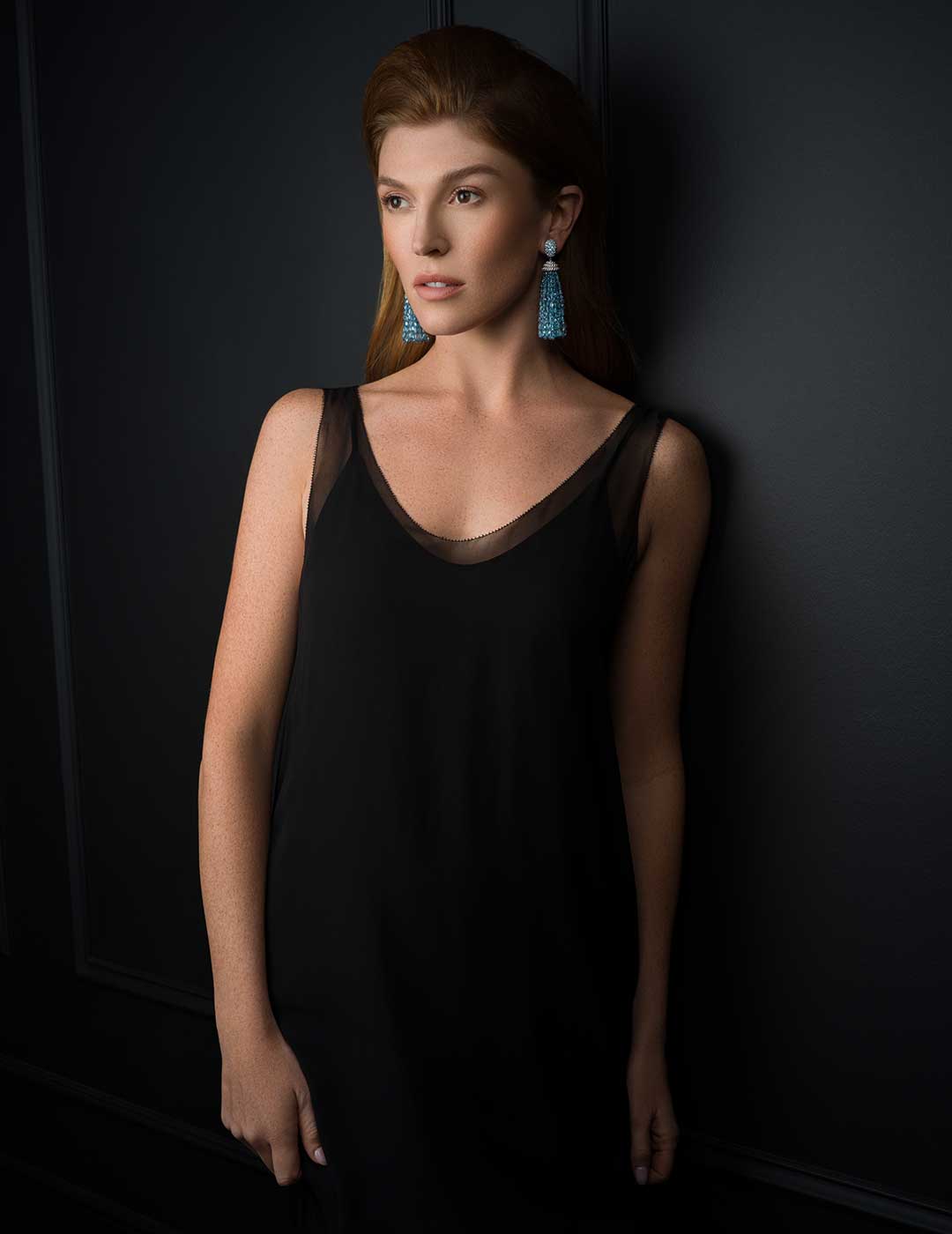 Oval-Pave-Dome-Aqua-Tassel-ER-2